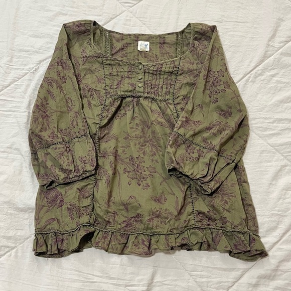 Anthropologie Tops - Edme & Esyllte Anthropologie Women’s Peasant Fairycore Blouse Top Size 4